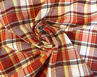 Plaid Cotton Fabric