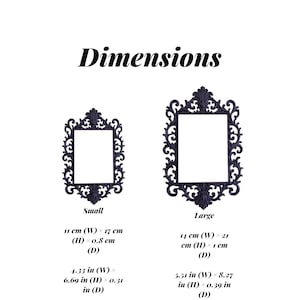Ornate gothic baroque photo frame with intricate scrollwork and rectangular shape, styled as dramatic dark wall decor.