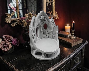 Gothic Cathedral Tray ,Dark Academia Décor Tray ,Gothic Jewellery Tray ,Medieval Trinket Dish ,Witchy Vanity , Desk Organizer ,Altar Décor