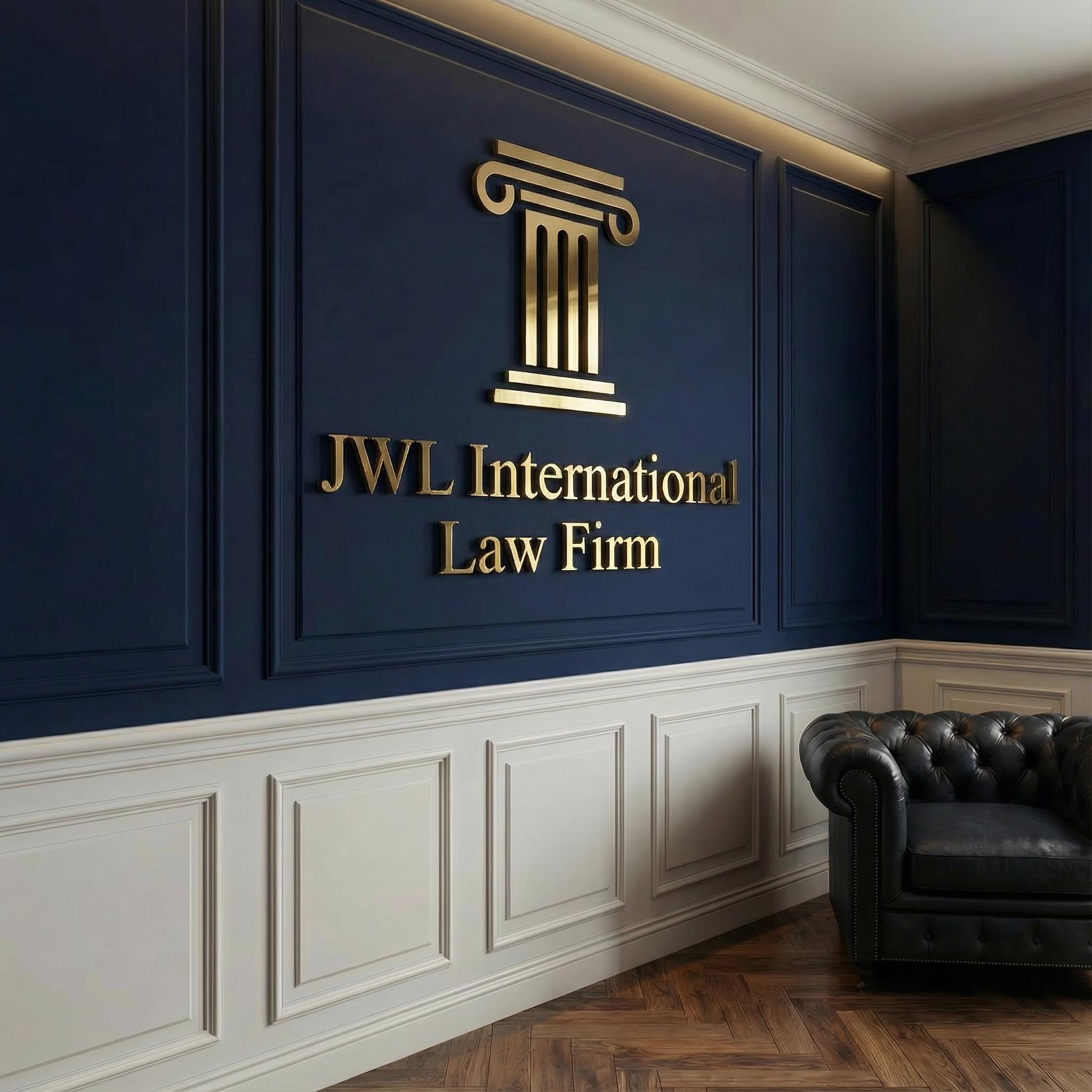 Law Office Logo Sign | Acrylic 3D Wall Letters for Attorney Reception ...