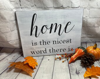 Home wood sign, farmhouse style, farmhouse decor, home decor, wall art, family signs, shabby chic, distressed signs