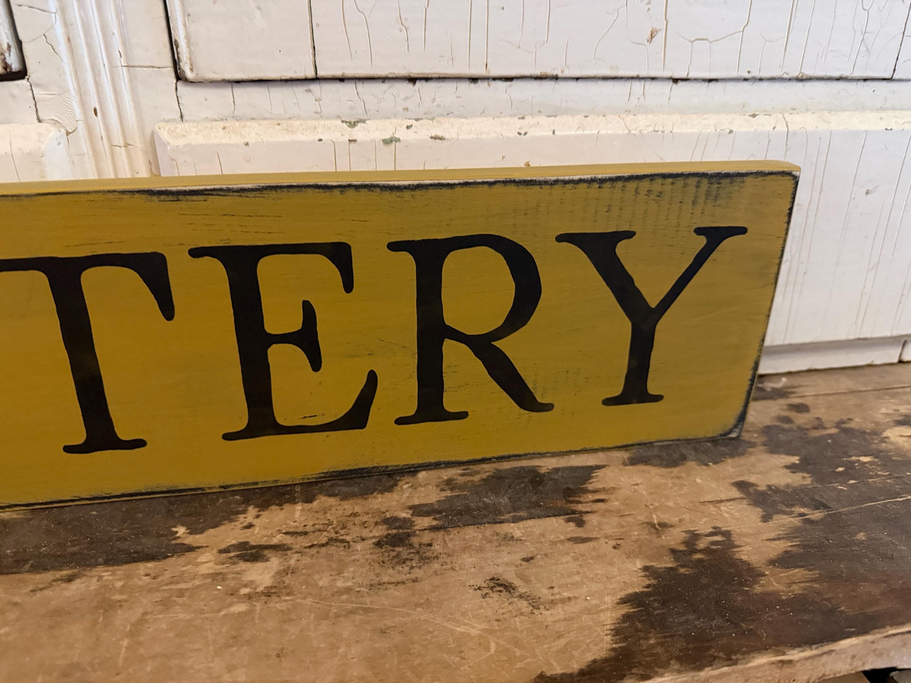 Primitive Buttery Wood Sign, Early Look Pantry Style, Farmhouse - Etsy