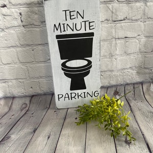 Bathroom Humor/ wood sign/ home decor/ bathroom humor/ primitive / home and living/ funny signs/ distressed sign/ farmhouse