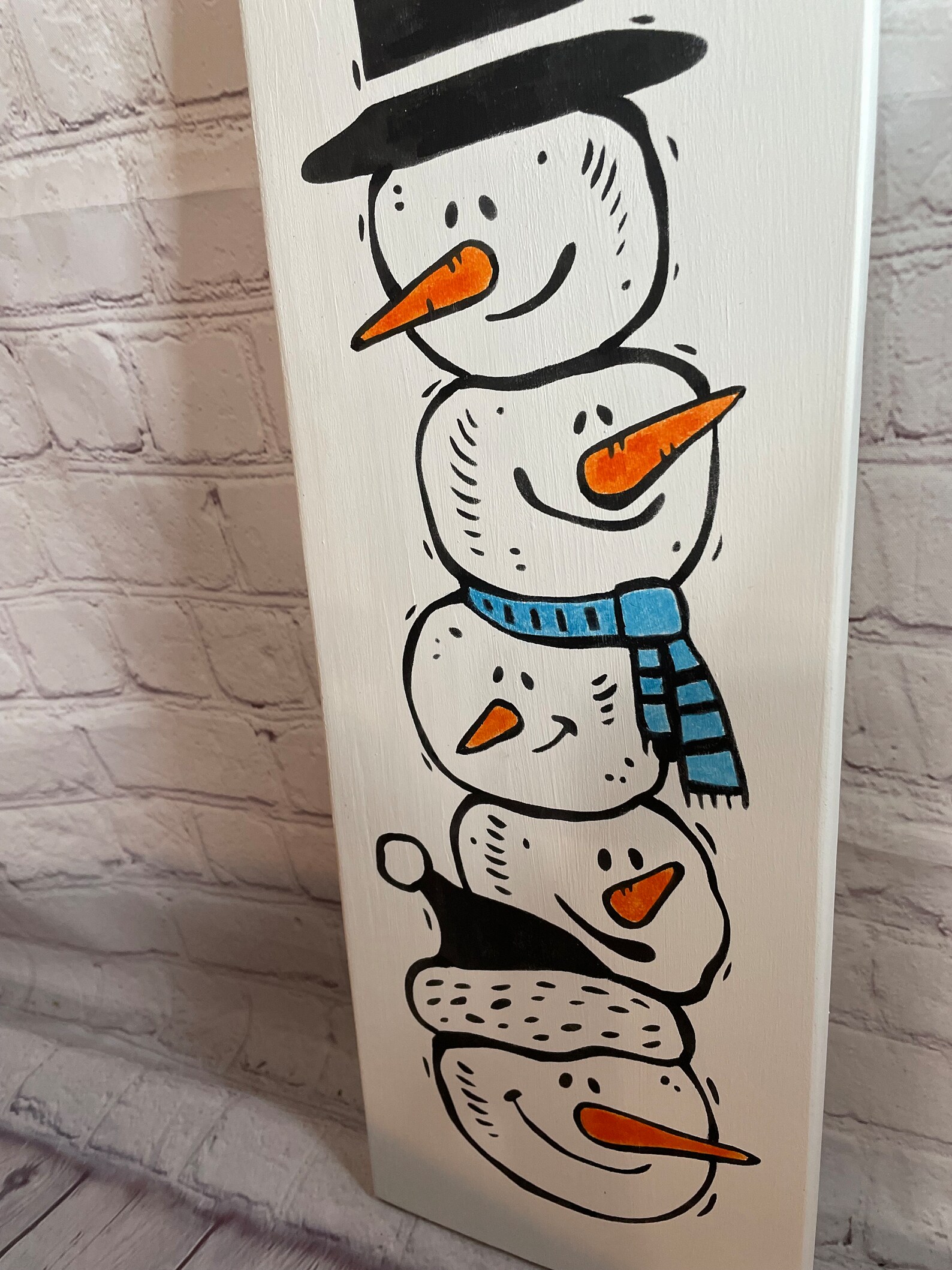 Snowmen Stack Snowmen Wood Sign, Snowmen Stack Sign, Primitive, Country, Farmhouse ...