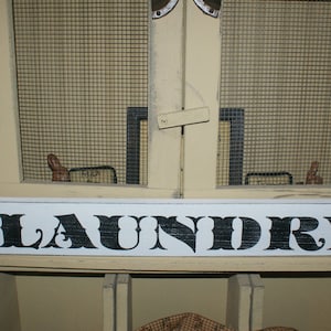 Laundry wood sign, laundry decor, over the door sign, primitive, country, farmhouse,  homestead,  Home Decor