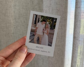 Plantilla de Canva para guardar la fecha en Polaroid