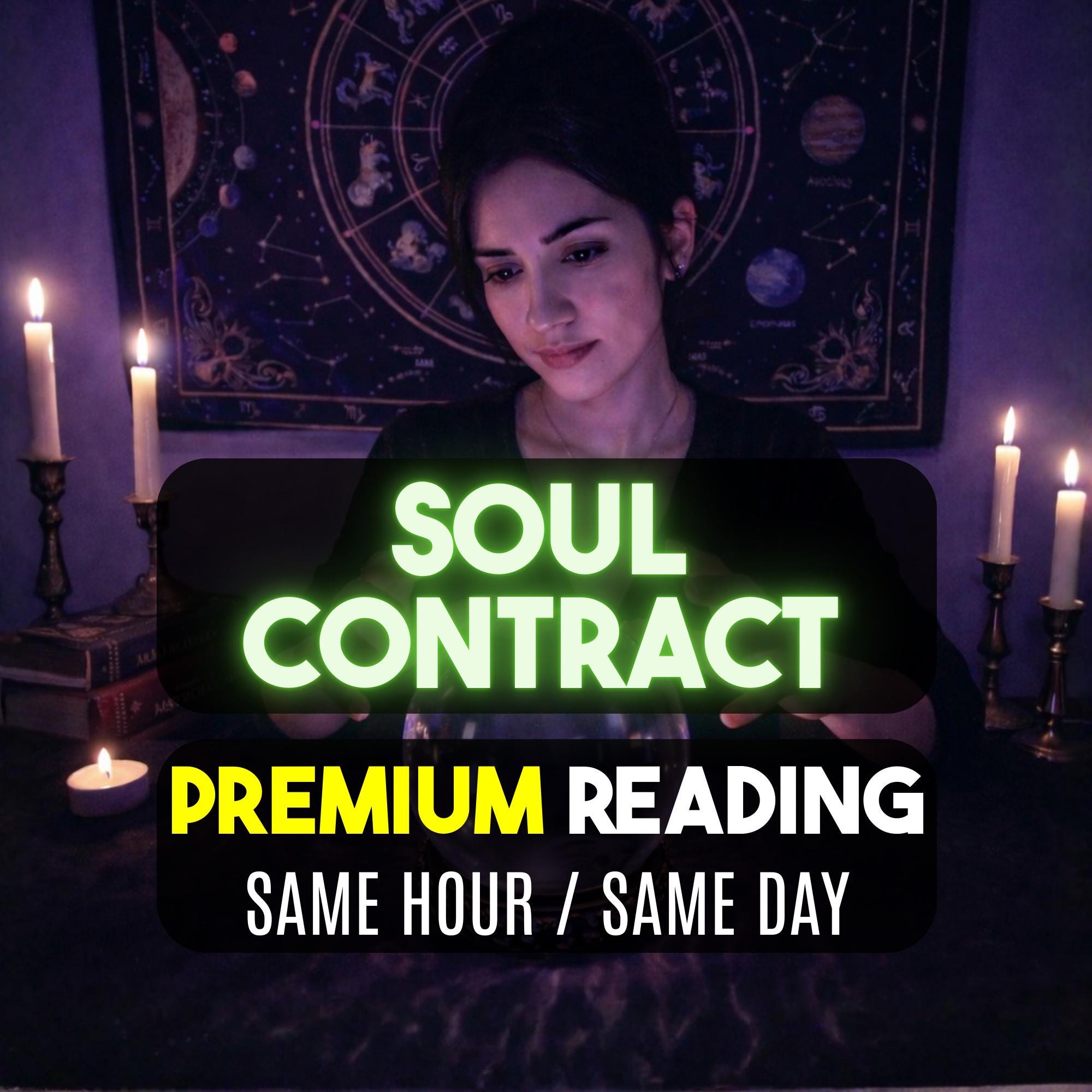Soul Contract Psychic Reading, Same Hour Detailed PDF Report, Future ...