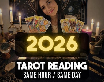 2026 New Year Reading, 12 Month Tarot Forecast, Psychic Future Psychic Predictions, Love - Career & Spiritual Guidance