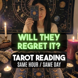 ¿Se arrepentirán?, Lectura de tarot a la misma hora, Karma de expareja y lectura psíquica, Test de narcisismo, Relación tóxica y justicia.