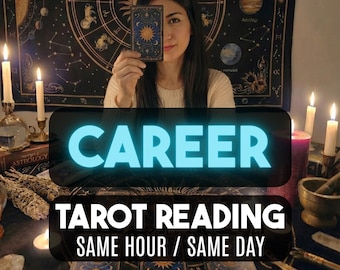 Career Reading, Same Hour Tarot Reading, Psychic Career Path Reading, Finance & Job Guidance