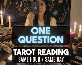 Same Hour 1 Question Tarot Reading, One Question Psychic Reading, Love, Career, Life Guidance