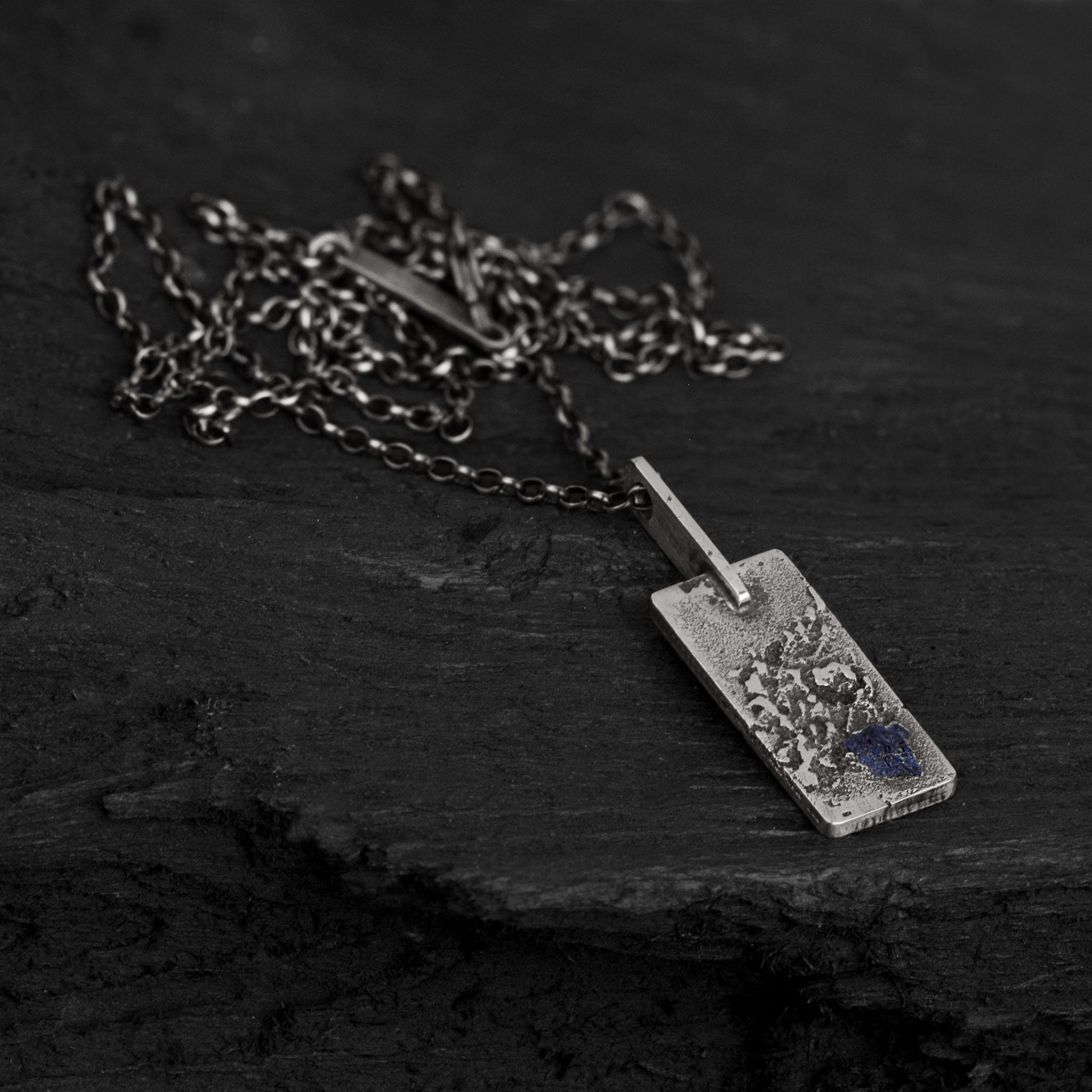 Saphir Bleu Brut Du Cachemire - Spécimen Naturel Pour Pendentif, Non Traité, Translucide