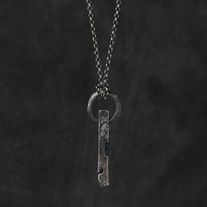 High end mens necklace in silver 925 handcrafted in Berlin.