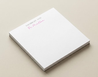 Personalisierte Sticky Notes /Haftnotizen für Lehrerin/Lehrer, Geschenk für Lehrer