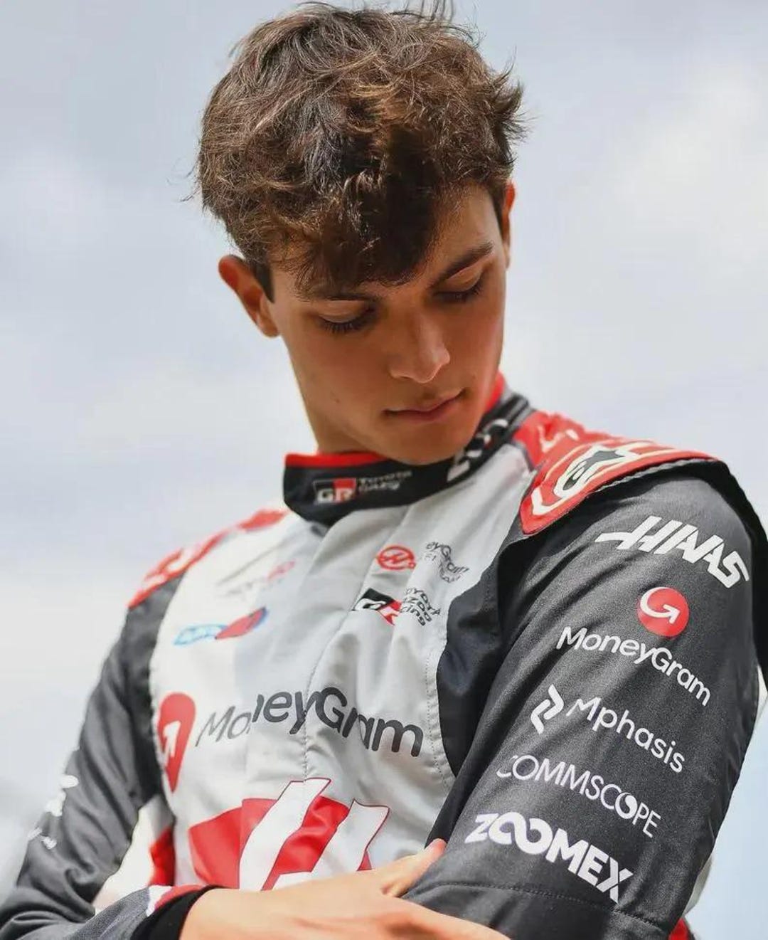 Moneygram Haas Style F1 Racing Jacket White Red Black Sublimation ...