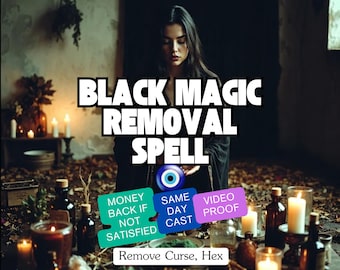 Eliminación de magia negra, eliminación de energía negativa y bloqueos, desintoxicación espiritual