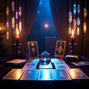 Celtic cross tarot spread for a highly detailed same hour psychic reading online.