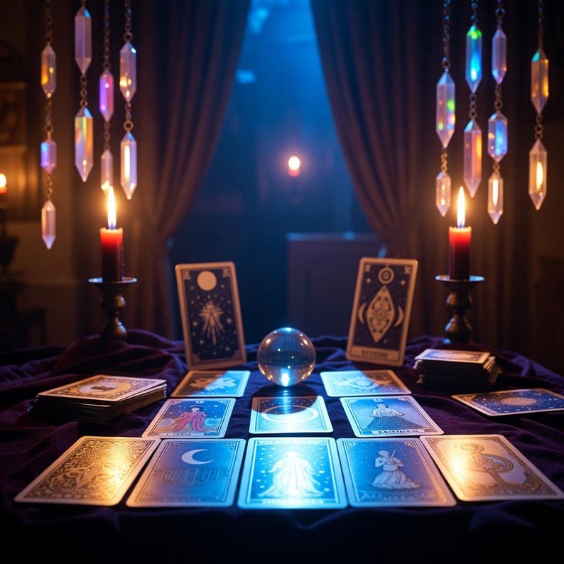 Celtic cross tarot spread for a highly detailed same hour psychic reading online.