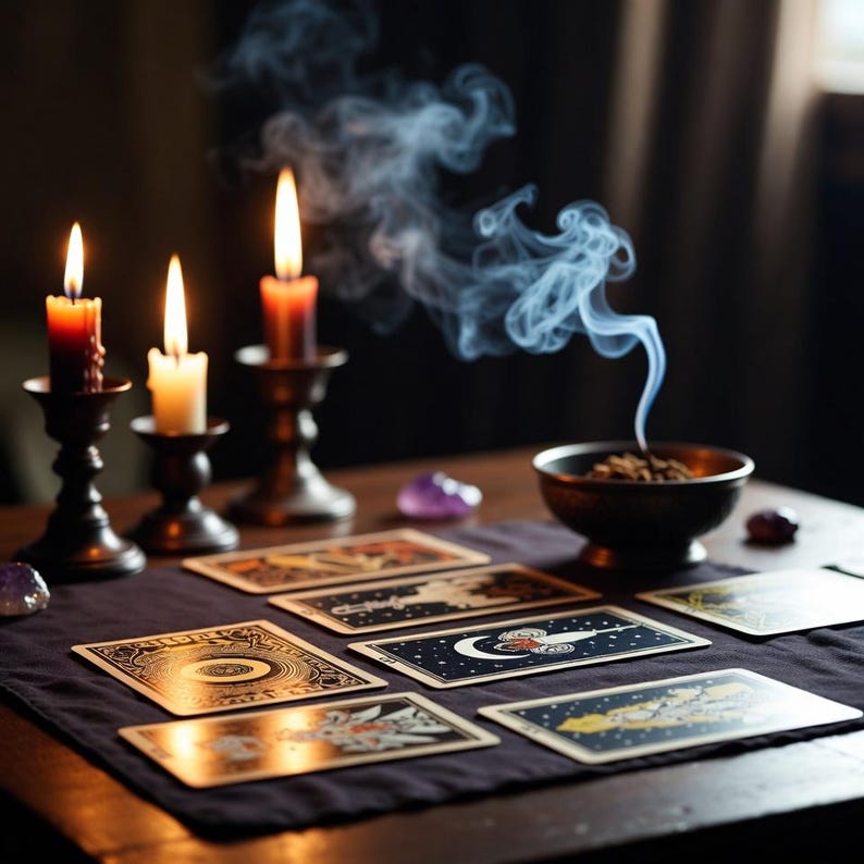 Same hour psychic reading delivery graphic for an extra detailed tarot card spread.