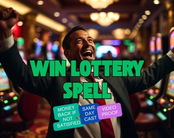 Win Lottery Luck Ritual, Jackpot Success Energy, Win The Powerball, Gambling Abundance