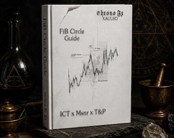 Fib circle guide ICT + Msnr Forex Trading eBook, XAUUSD Gold Strategy Guide, Msnr Concepts trading manual