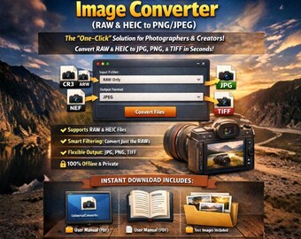 RAW to JPEG Workflow Tool for Photographers | Batch Photo Processor | Creator Resource