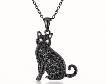 Cat Shape Pendant • Cat Necklace for Women • Cute Animal Lover Jewelry • Minimalist Everyday Pendant • Unique Gift • Gift for Her