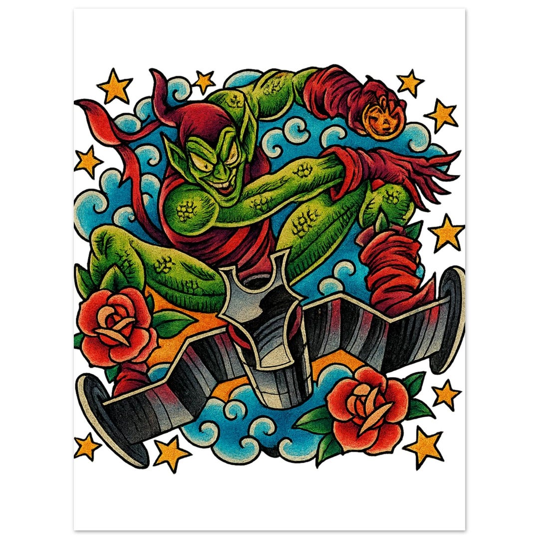 Green Goblin Classic Matte Paper Poster - Etsy