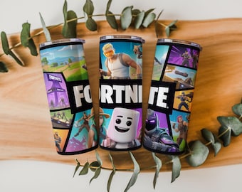 Game Character 20oz Skinny Tumbler Wrap PNG | Sublimation Design | Digital Download