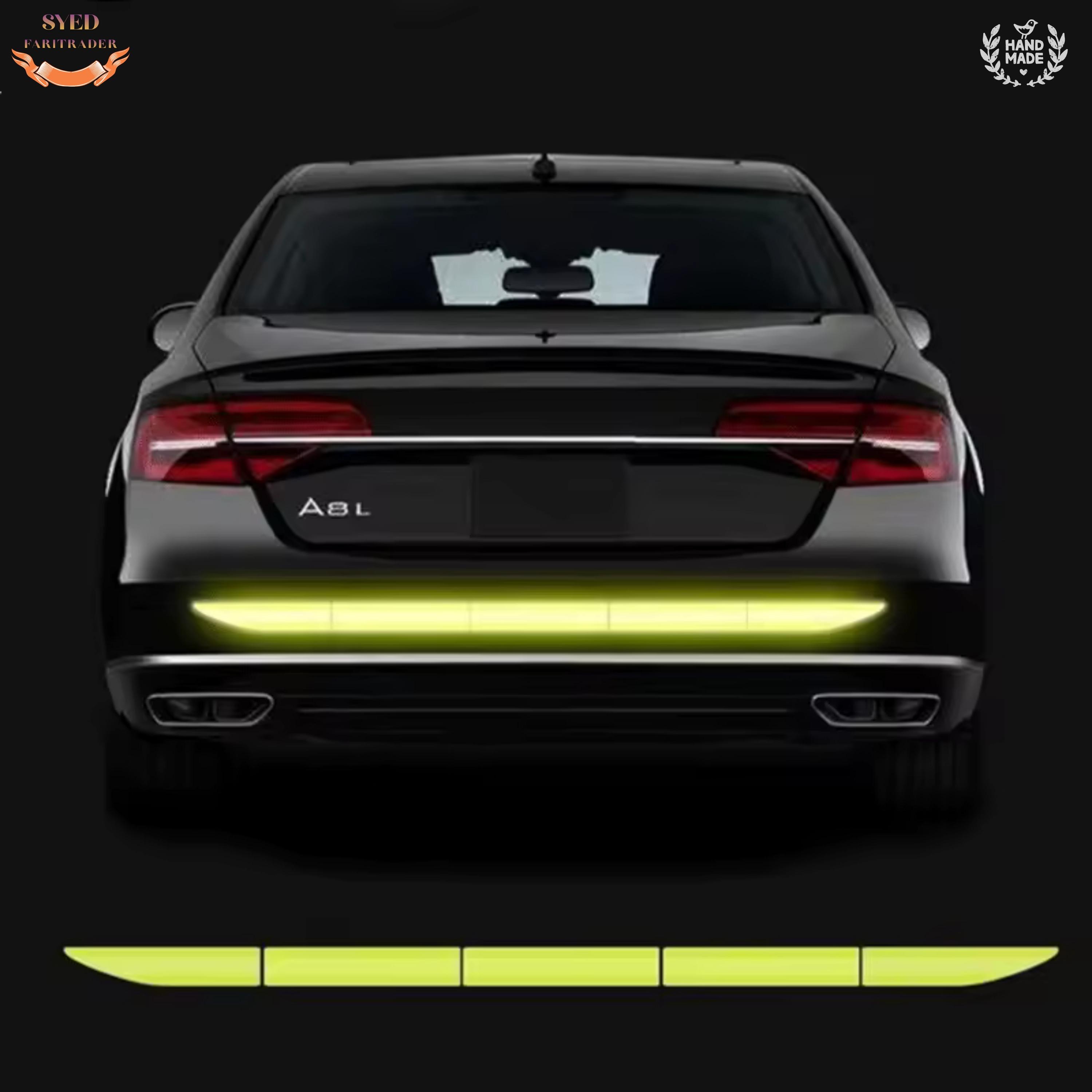 Anti Collision Sensor Sticker Reflective Car Warning Sticker Anti-collision Safety Tape for Trunk ...