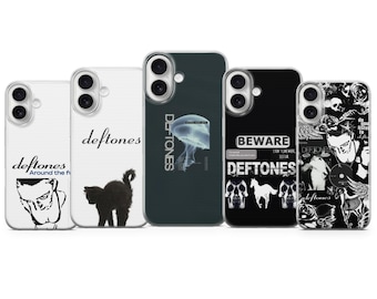 Deftones Phone Case Music Rock Metal Band Cover for iPhone 17 Pro Max, 16e, 15, 14, 12 & Samsung S25 Ultra, S24 FE, A56, Pixel 10 XL, 9a,