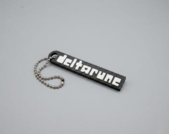 Deltarune Keychain Backpack Charm Zipper Dangle Kris Susie Video Game Merch PC Gaming Setup Accessory Gamer Boyfriend Gift 3D Printed Toy
