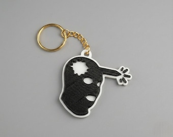 CS2 Headshot Killfeed Keychain CSGO Charm PC Gaming Desk Decor FPS Backpack Dangle Duo Gift