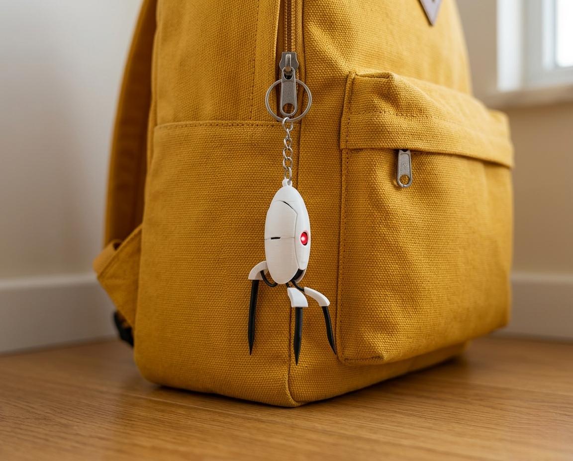 Dangle Pc Portal Turret Keychain Backpack Charm Zipper Dangle PC Gaming Setup ...
