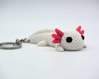Adopt Me Axolotl Fidget Keychain, Desk Pet Habitat, Fidgets Figure, Flexi Animal Bundle, Kitsune Key Chain, Axolotl Key Chain