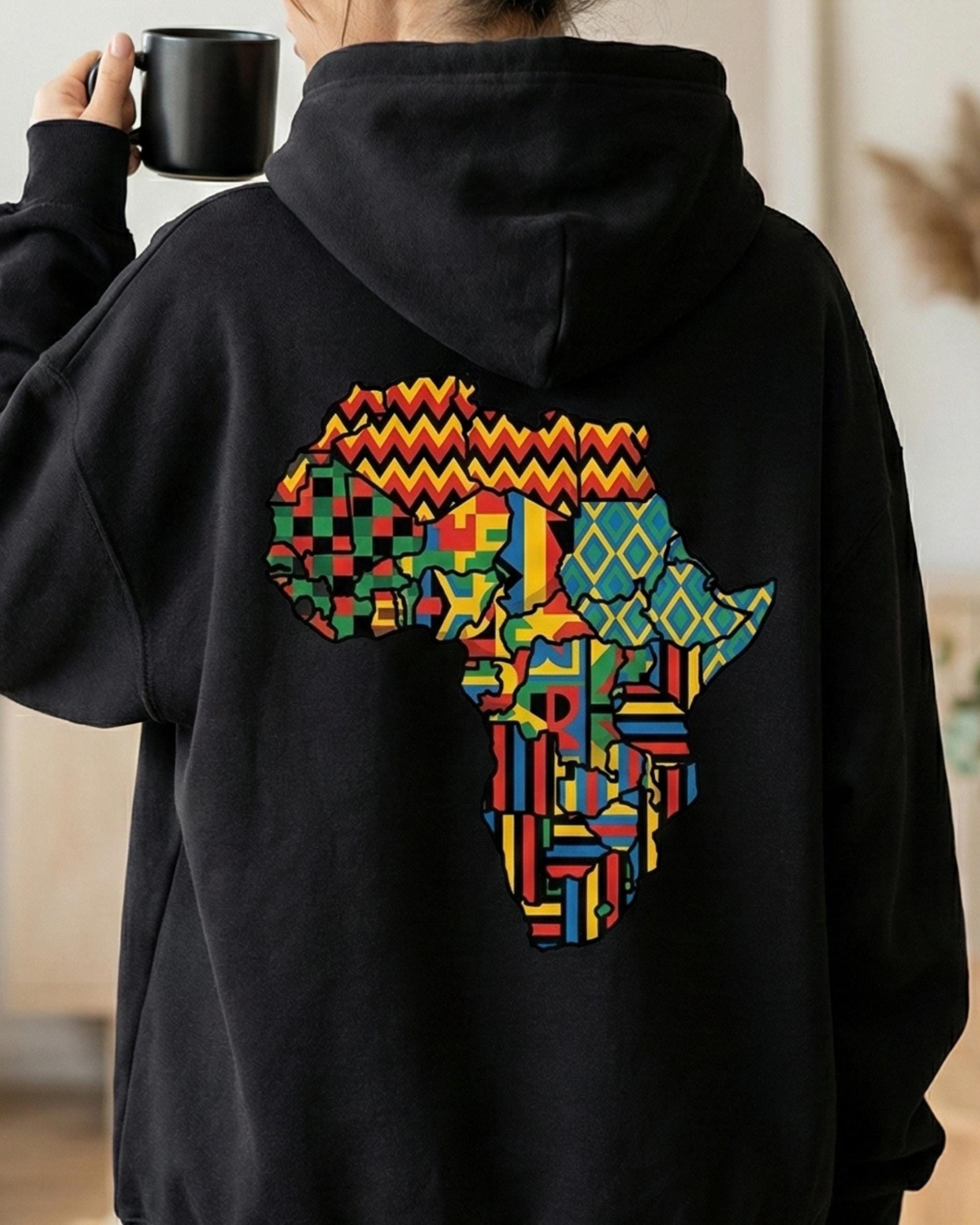African Map PNG, Black History Month Shirt, Afrocentric Sublimation ...