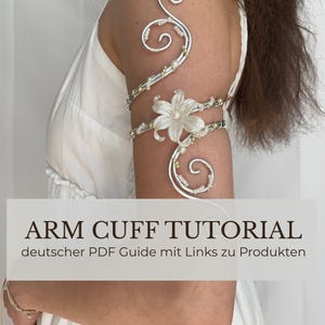 Guida fai da te per realizzare un bracciale in filo metallico | Istruzioni per avvolgere il filo in PDF | Tutorial per la creazione di gioielli per la parte superiore del braccio (download digitale)