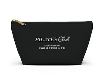 Pilates-Zubehörtasche, Pilates-Sockenhalter, solide schwarze Hülle, doppelseitige Formulierung