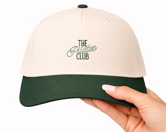 Der Pilates-Club-Hut | Athleisure Wear Cap, Zweifarbiger Vintage Hut