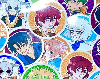 Yona of the dawn die cut stickers