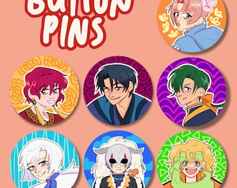 Yona of the Dawn Button Pins