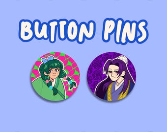 Apothecary Diaries Button Pins
