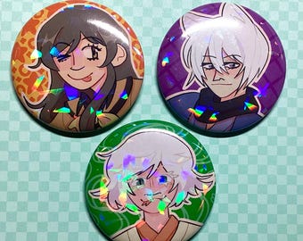 Kamisama Kiss holographic button pins