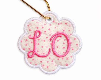 Monogram taslabel