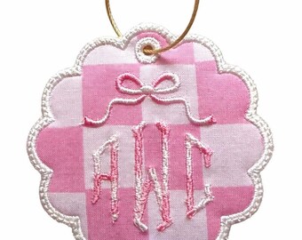 Monogram taslabel