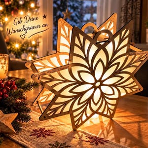 Fensterdeko beleuchtet zum hängen