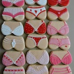 Women S Valentine Themed Bra And Panty Hand Decorated Etsy