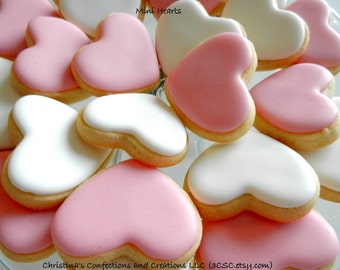 1.5" Mini Hearts Cookies - Great for your Sweetheart- or an add on to another cookie item (#2328)
