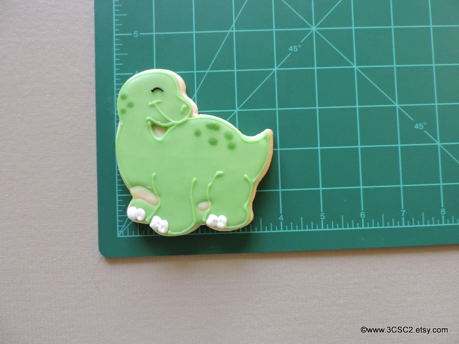Dinosaur Decorated Sugar Cookies 2285 Etsy