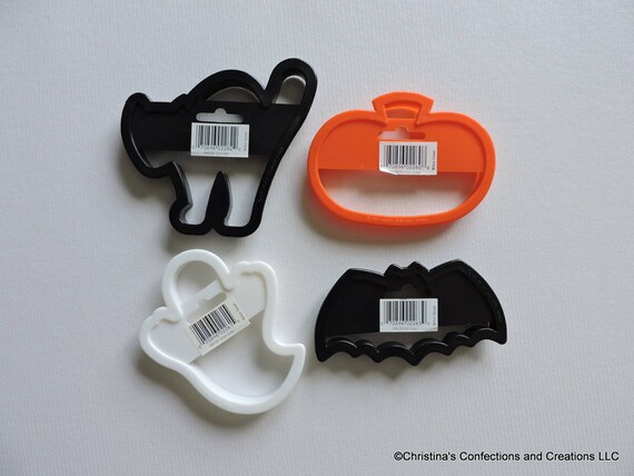 Set Of Four Halloween Cookie Cutters Wilton Vintage Etsy